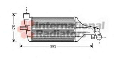 VAN WEZEL 37004374 -  Интеркулер